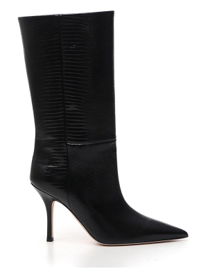 Paris Texas Embossed Pointed-toe Boots