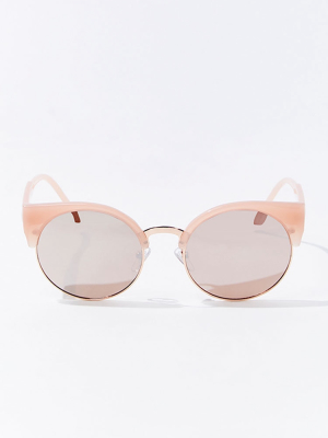 Half-rim Frame Sunglasses