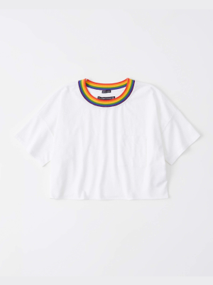 Pride Cutoff Top