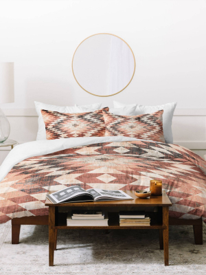 Holli Zollinger Native Diamond Duvet Set - Deny Designs