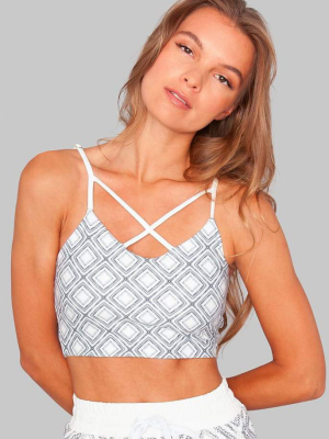 Lineage Crisscross Four-way Top