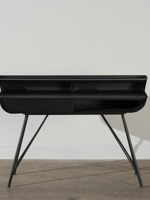 Nuevo Noori Desk Table - Onyx