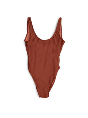 Brown [blank Swimsuit]