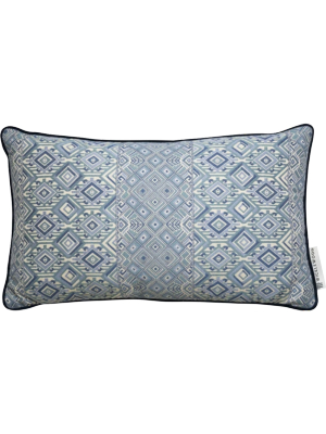 Nahuala Oversized Oblong Pillow - Blue