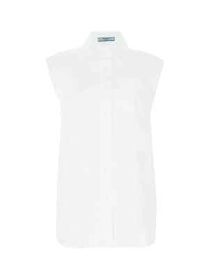 Prada Sleeveless Buttoned Shirt