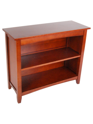 30" 2 Shelf Bookshelf Hardwood Cherry - Alaterre Furniture