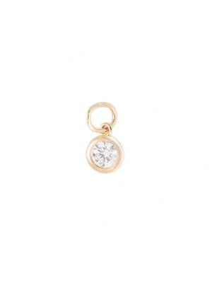 Bezel Diamond Charm