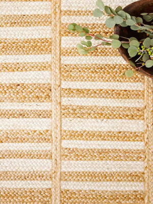 Ed Ellen Degeneres Crafted By Loloi Redondo Rug - White/natural