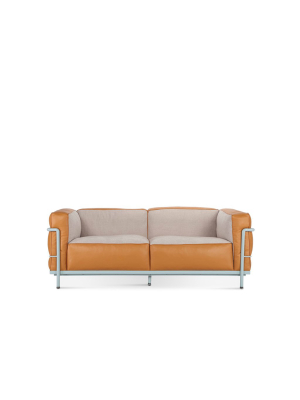 Lc3 Grand Modele Two-seat Sofa With Down Cushions | Special Edition