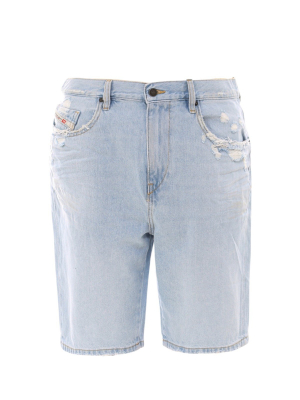 Diesel D-strukt Denim Bermuda Shorts