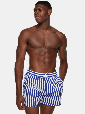 Blue Stripe Swim Shorts