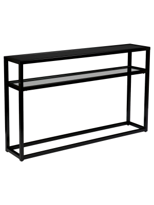 Console Table Soft Black - Holly & Martin