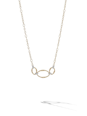 Marco Bicego® Marrakech Onde 18k Yellow Gold And Diamond Half Collar