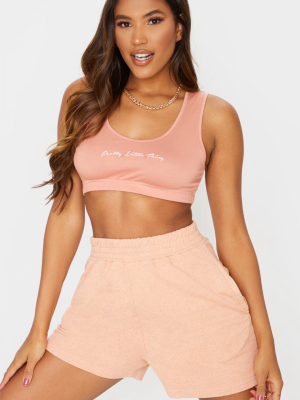 Peach Sweat Pocket Shorts