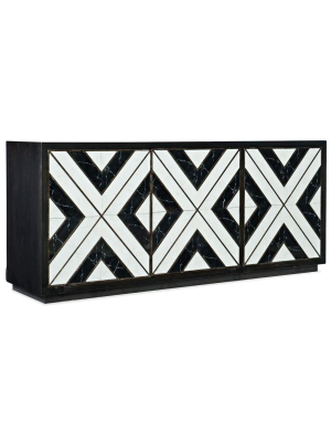 Sanctuary Noir Et Blanc Entertainment Console