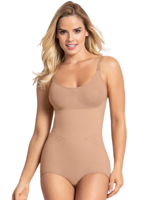 Leonisa Women Invisible/seamless Shapewear Bodysuit - Tummy Control Body Shaper