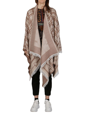 Elisabetta Franchi Fringed Edge Cardi Coat