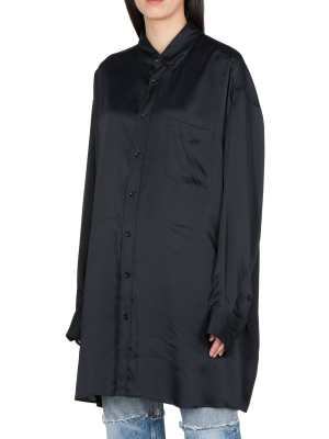 Maison Margiela Oversized Satin Shirt