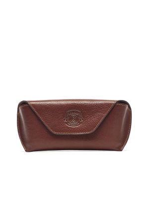 Hard Sunglass Case No. 251 | Vintage Chestnut Leather