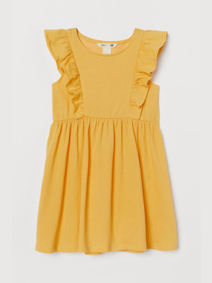 Ruffle-trimmed Dress