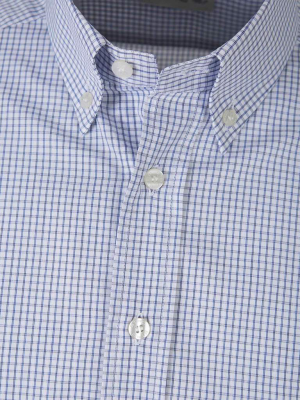 Etro Checked Logo Embroidered Shirt