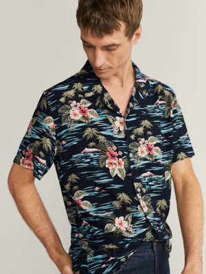 Hawaiian Flowy Shirt