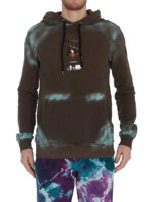 Mauna Kea Tie-dye Print Hoodie