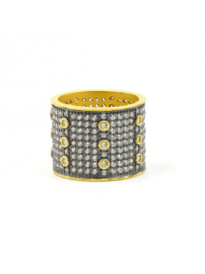 Signature Pavé Cigar Band Ring