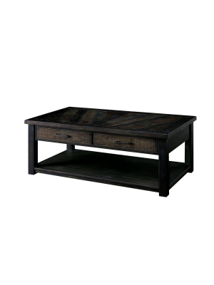 Narinta 2 Drawer Coffee Table Dark Oak - Homes: Inside + Out