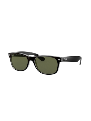 Ray-ban Rb2132 6052 Unisex Square Lifestyle Sunglasses Black