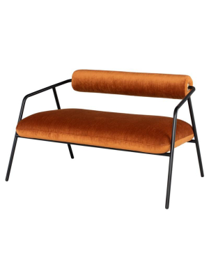 District Eight Cyrus Double Seat Sofa - Rust