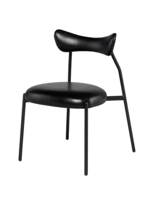 District Eight Dragonfly Dining Chair - Black