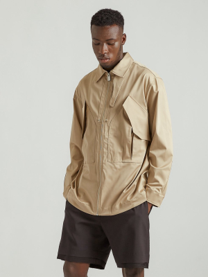 Tailoring Cargo Shirt In Classic Tan