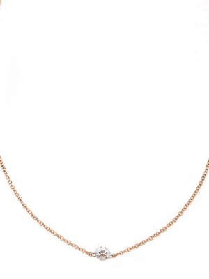 Zofia Day Single Floating Diamond Necklace