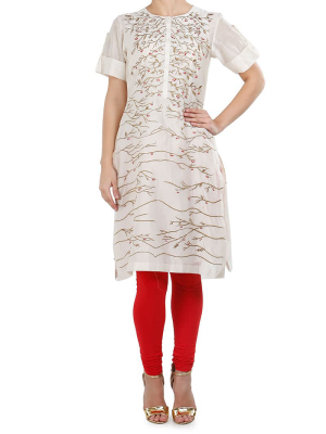 Cherry Motifs Kurta