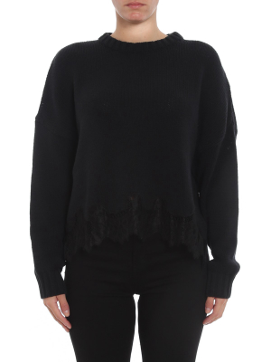 Philosophy Di Lorenzo Serafini Lace Hem Sweater