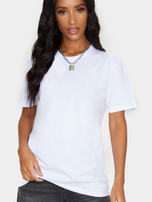 White Organic T Shirt