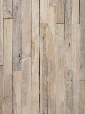 Boho Wood Mat Floor