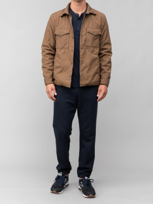Men's Fleece Lined Shirt Jacket Barley