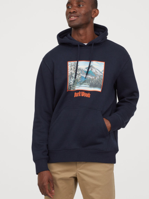 Printed Hoodie