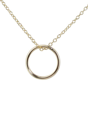 Free Running Circle Thin Necklace