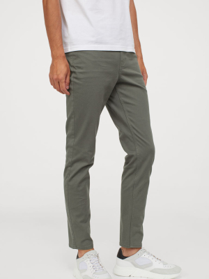 Slim Fit Twill Pants