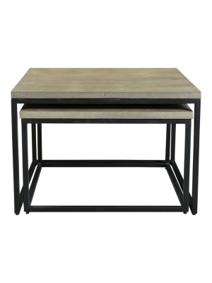Drey Square Nesting Coffee Tables Set Of 2