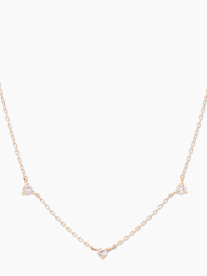 Morganite Trio Necklace