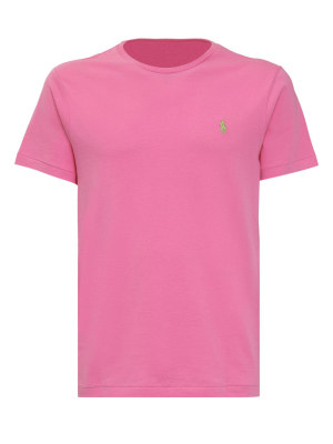 Polo Ralph Lauren Logo Embroidered Round Neck T-shirt