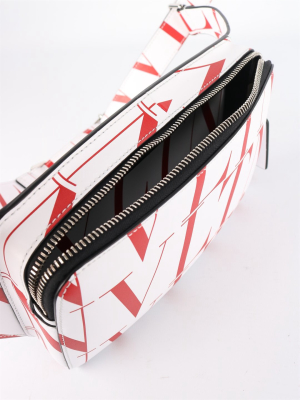 Valentino Vltn Printed Belt Bag