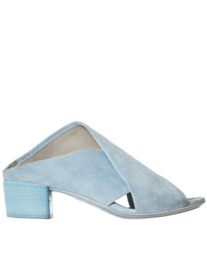 Suede Slip-on Heels (mw4710-6690)