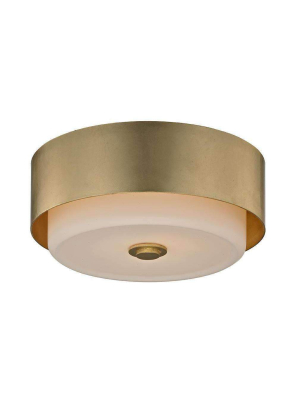 Allure 1lt Ceiling Flush Gold Leaf