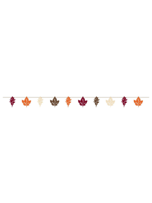 Fall Leaves Halloween Garland