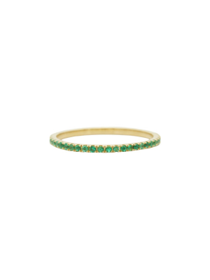 Infinity Ring - Emerald